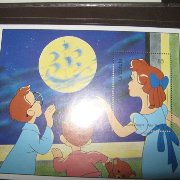 NEW Disney Grenada $5 Stamps Classic Fairy Tales - Six with COA - Picture 6 of 13